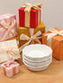 LIFVER Set of 4 Ceramic Pie Pans for Baking 6 Inches, 11.6 OZ Deep Round Mini Pie Plates Tart Pans