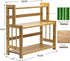 Countertop Counter (3-Tier) Sorbus Kitchen Organizer Bamboo Wooden Storage Shelf Rack for Spice, Soap, Skin Care
