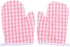 2Pcs Oven Mitts for Play Kitchen, Anti- Scald Gloves Microwave Oven Gloves
