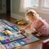 Room,Bedroom,Floor,Nursery(Blue,3'x5') Kids ABC Rug for Playroom, Classroom Alphabet Area Carpet Playmat,Washable