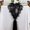 ShinyBeauty Black Lace Table Runner - 30x120 Inch Vintage Floral Lace Table Cloth for Weddings, Thanksgiving, Rustic