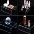 Cerpourt 2 Sets Risers(4",5",6") ((4"x5"x6") Acrylic Display Product Stand Clear Risers)