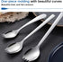 6-pack Stainless Steel Sporks - Heavy Duty Flatware Set for Everyday Use, 7.6-inch