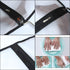 Garment Bag Set of 6 - Black Breathable Clear Full Zipper Bags for Clothes Storage