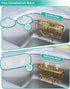 2 HapiRm Multifunctional Sponge Holder - Installation Methods Sink Caddy with Unique M-shaped, Stainless Steel Kitchen