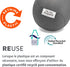 Full Circle The Ring Bamboo Vegetable and Fruit Cleaning Brush, Versatile Scrubber for Potatoes and Veggies