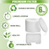 6 Pack Replacement Filters for Shark Navigator Deluxe NV42, NV4226, NV46, NV44, NV4626, UV402, NV36