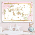 Sprinkled with Love Backdrop Banner, Baby Shower Party Decorations for Boy Girl, 6x4ft