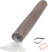 Heavy Duty Rug Storage Bag - Waterproof Plastic Cover for Rolled Carpet Up to 6 x 9 Feet, 4 Mil Thick - 1 Clear Bag, 92