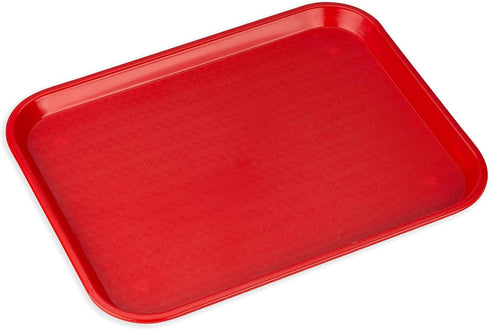 Carlisle FoodService Products Cafe Fast Food Tray, Patterned Surface for Cafeterias, Plastic, 17.87 X 14 X 0.98 Inches,