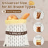 sornivra 2 Pack Reusable Beeswax Bread Bags for Sourdough & Homemade Bread, XL Cotton Storage Bag to Keep Loaves Fresh