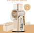 5 SUSTEAS Rotary Cheese Grater with Handle - Vegetable Shredder with Well-designed Blades & Strong Suction Base,Round