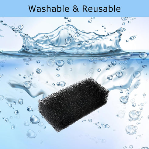 6 Pack EX201 Foam Filter, Compatible with Shark CarpetXpert Upright Carpet EX201, R-EX200, EX150, EX151