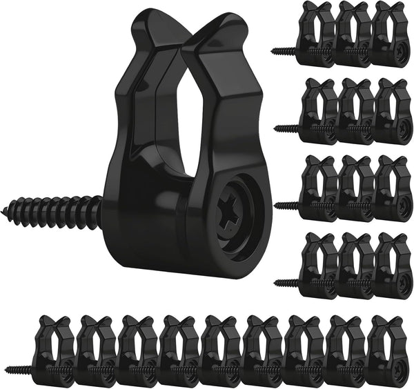 Gicare 50 Pack String Light Clips, Screw in Hooks for Outdoor String Lights,Weatherproof