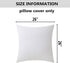 Home Brilliant Euro Sham Super Soft Striped Corduroy Velvet Decorative Throw Pillow Cover, 26x26 inch