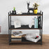Shelf Liners for Kitchen Cabinets, Non-Adhesive EVA Material Drawer Liner, Washable Fridge Liner 11.8 x 59 Inches Black