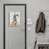 Ooeiiiy Dog Canvas Wall Art - Funny Dog with Hat Picture Poster for Bathroom, Office, Bedroom 12''X16''