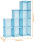 HOMIDEC 9-Cube Closet Organizer, Portable Storage Shelves for Clothes, Closet Organizer for Garment Racks, Wardrobe,