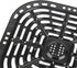 Air Fryer Grill Plate Replacement, Sturdy 304 Stainless Steel Grill Pan Tray with Rubber Feet, Nonstick Bottom Plate