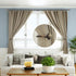 KAMANINA Decorative Curtain Holdbacks, Window Drapery Holdbacks, Antique Bronze, Marbled Finials (1 Pair/2 Pack, Small)