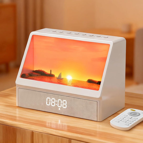 Sunrise Alarm Clock Night Light, Hatch Alarm Clock for Adults with Sound
