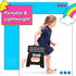 11 inch 2 Pack 300 LBS, Delxo Folding Step Stool, Non-Slip Foldable Stools Up to Step Stool with Handle, Lightweight