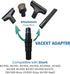 Universal Vacuum Hose Adapter Kit, Compatible with Bissell, Kenmore, Electrolux, Dirt Devil, Hoover