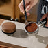 Professional Coffee Grinder Brush, ABS Handle with Nylon Bristles for Espresso Grounds Cleaning