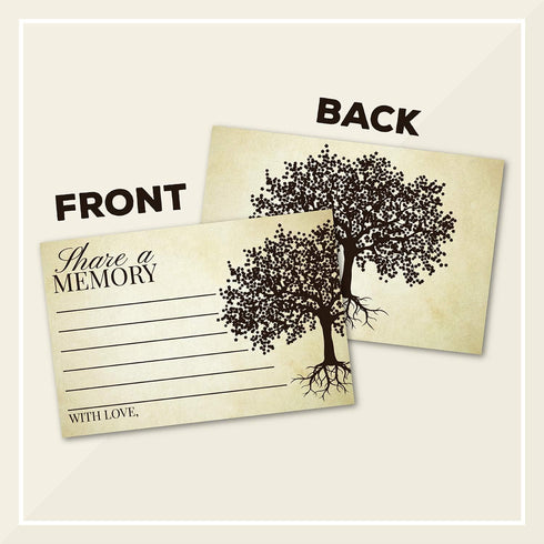 Pink Pixie Studio Deluxe Share A Memory Card, Celebration of Life, Pack of 40 4 x 6 Cards
