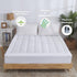 Sacred Thread Quilted Fitted Mattress Pad | Cooling Mattress Topper with 18 Inch Deep Pockets