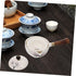 Vintage Kung Fu Teapot - Exquisite Traditional Flower Pattern Porcelain Tea Kettle, Classic Tea Infuser for Loose Tea,