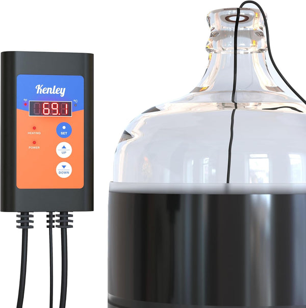 Fermentation Heater Carboy Warmer - Kombucha Heating Wrap with Thermostat for Temperature