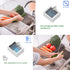 Tomorotec Roll Up Dish Drying Rack, Over The Sink Portable Stainless Steel Kitchen Drainer Organizer