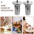 HEMOTON 2pcs Tea Strainer, Loose Tea Filter, Teapot Mesh Strainer, Tea Infuser, Tea Basket
