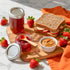 8 oz 24Pcs Set, ComSaf Small Mason Jars Bulk Half Pint Regular Mouth Mason Jar with Lids and Seal Bands, Glass Canning