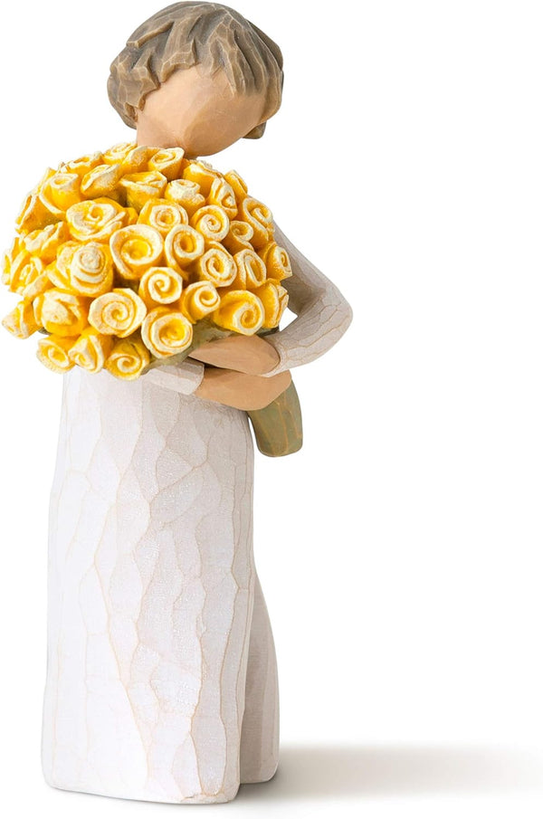 Willow Tree Good Cheer Figure - A Gift to Celebrate Friendships, Wishing You Sunny Days of Happiness