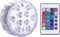 Qoolife Submersible LED Lights Remote Control Battery Powered, RGB Multi Color Changing