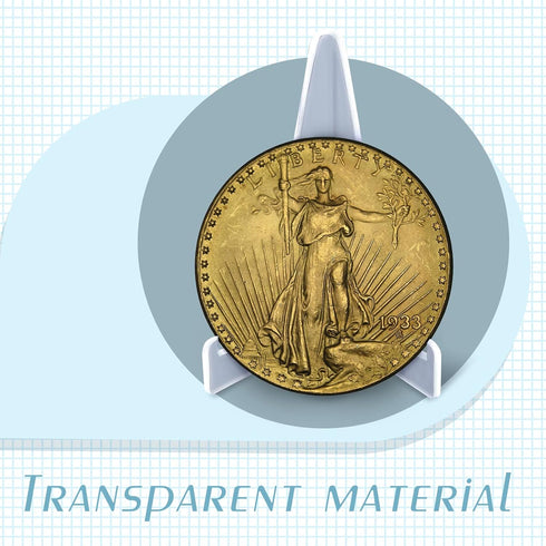 Bucherry 20 Pcs Clear Triangle Acrylic Easel Stands for Display, Mini Picture Frame Holders for Weddings, Home
