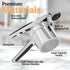15oz 3 PriorityChef Large Potato Ricer With Discs, Heavy Duty Stainless Steel Potato Ricer for Mashed Potatoes, Potato