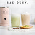 Rae Dunn Electric Milk Frother Steamer, Automatic Milk Steamer and Frother for Coffee, 550 Watt - Blush