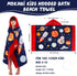 50" 30" Swimming 3-12 MOKANI Kids Cotton Hooded Towels | Super Soft & Thick & Super Absorbent | x Beach Bath Towels