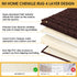 ACCUMTEK Luxury Brown Bathroom Rug Mat, 36"x24", Ultra Soft Thick Absorbent Non Slip Chenille Mat for Bathroom
