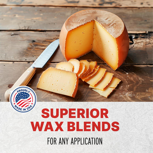 1 Blended Waxes, Inc. Fully Refined Premium Wax For Cheese Making - Food Grade, Can Be Used For A Variety Of Different