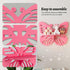 2-Tier Butterfly Wall Shelf - Nursery Decor Pink Floating Corner Shelves, Cute Wall Display Rack Bookshelf for Kids
