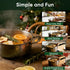 Simmer Simmer Pack(6 Pot Potpourri, Mixed Flavors Pot Mix with Natural Ingredients, A Mixture of Herbs, Salt & Dried