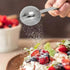 uadbau Powdered Sugar Shaker Duster Flour Sifter, Stainless Steel Fine Mesh Sifter and Operated Handle Flour Duster