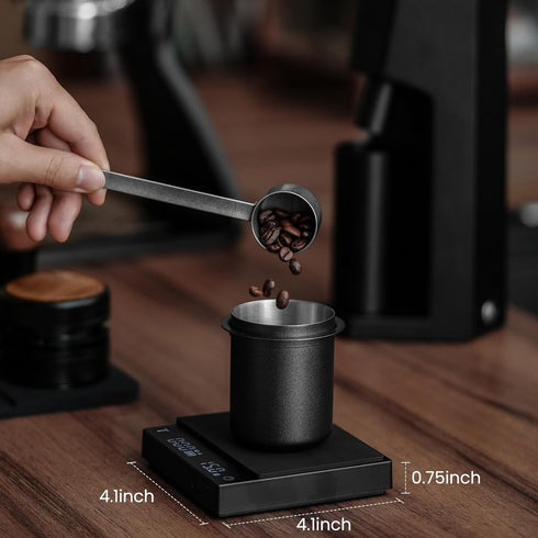MHW-3BOMBER Sensing,2kg/0.1g ES6029B-OS Mini Coffee Scale with Timer,Rechargeable Espresso Scale with Gravity Precision