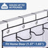 MISSLO 28 Large Pockets Over The Door Shoe Rack Hanging Organizer for Closet Door Shoe Storage Holder, White