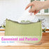 3 Pieces Portable Cotton Pad Holder, Bathroom Vanity Organizer for Cotton Rounds, Swabs, Floss (Transparent)