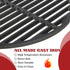 (15.5"-Fit KAMaster Cast Iron Cooking Grids Grates Compatible with Medium Big Green Egg Charcoal Grill Egg Grate Round